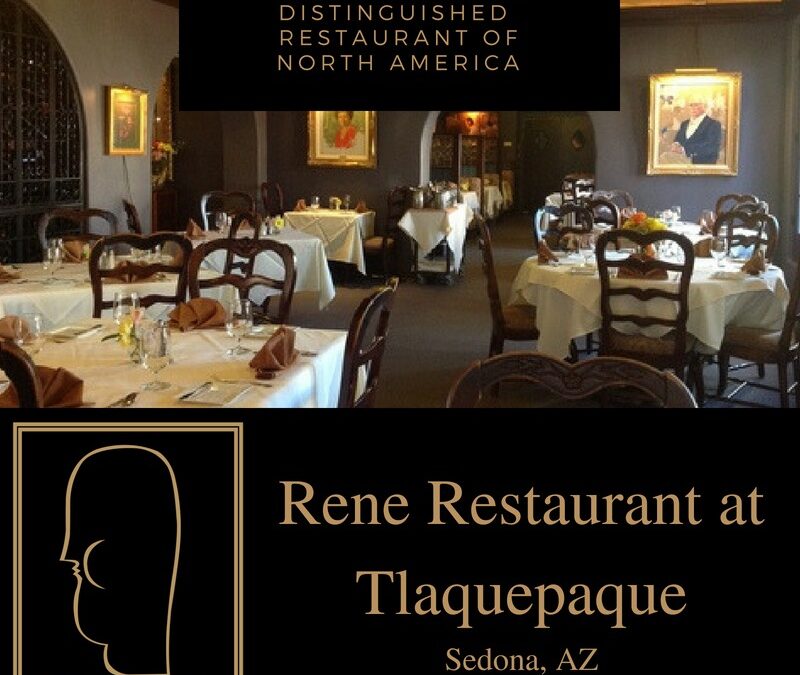 Distinguished Restaurant of North America Award to Rene Restaurant in Sedona