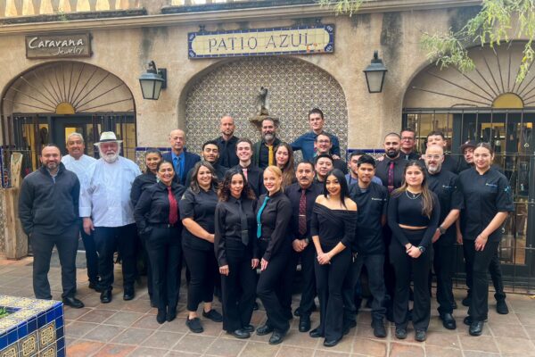 team photo at rene, staff photo, employee shot rene restaurant