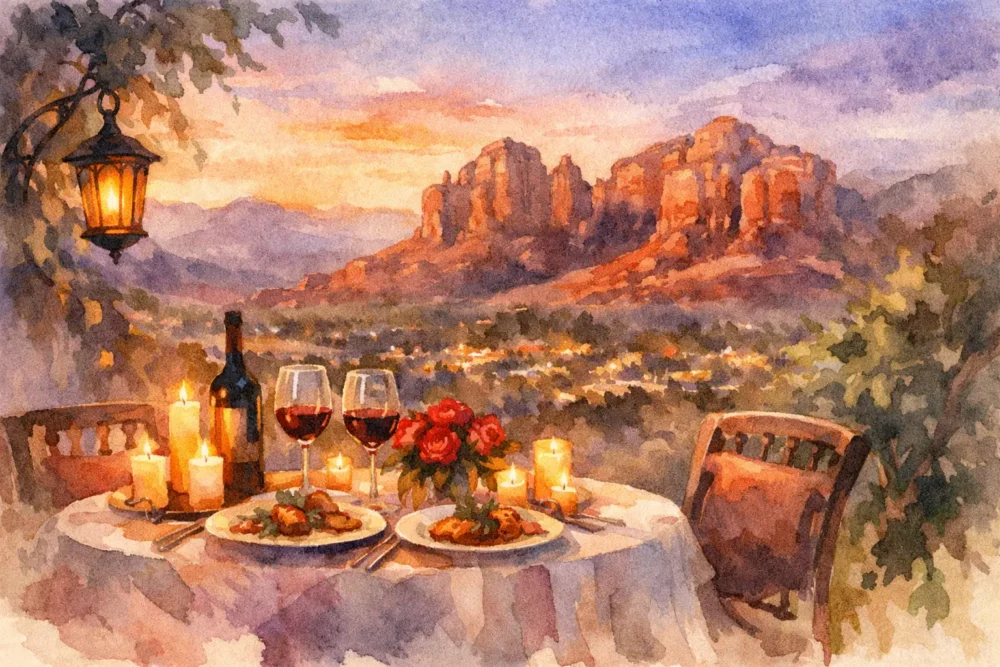 Anniversary Dinner Planning Examples for Sedona