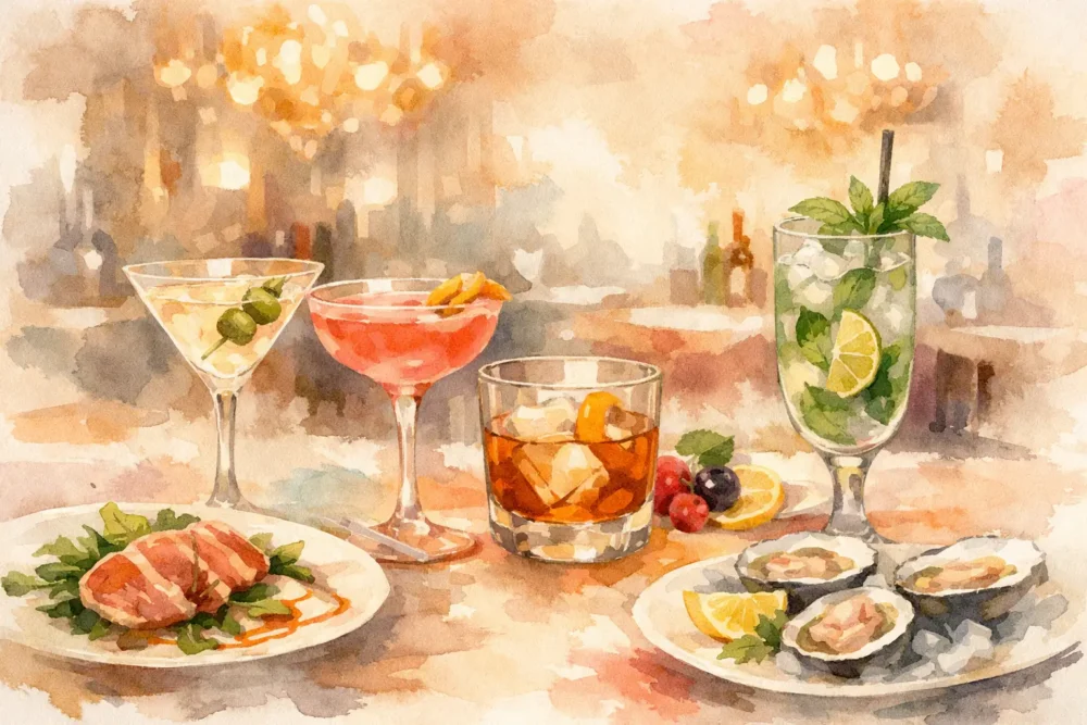 A Refined Guide to Restaurant Cocktail Pairings