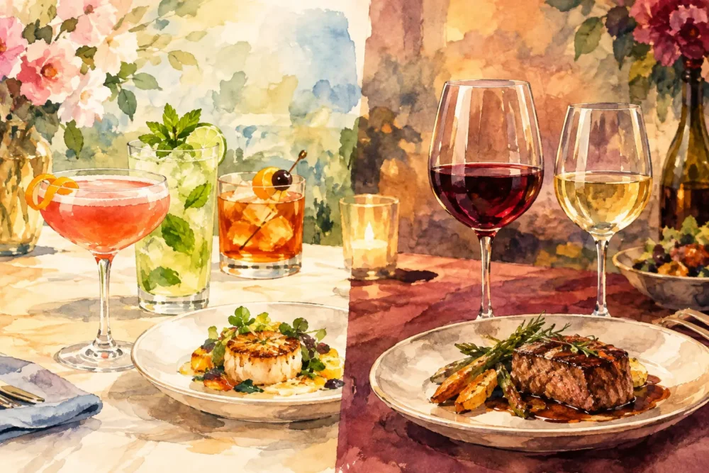 Cocktail Pairing vs Wine Pairing at Dinner