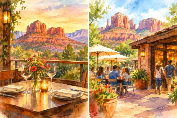 Reservations Versus Walk In Dining in Sedona